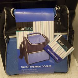 Brand New Smartliving 18 Can Blue Thermal Cooler
