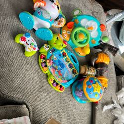 box of baby toys