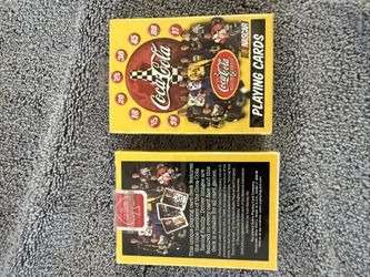Coca Cola Nascar Playing Cards