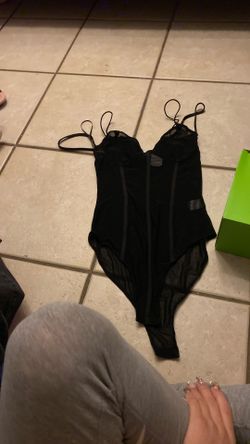 Black See Through Body Suit 