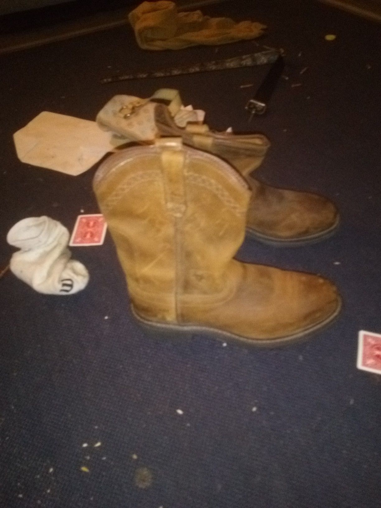 Work steel toe boots worn 2×
