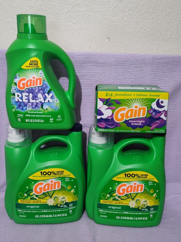 Detergente Gain Líquido