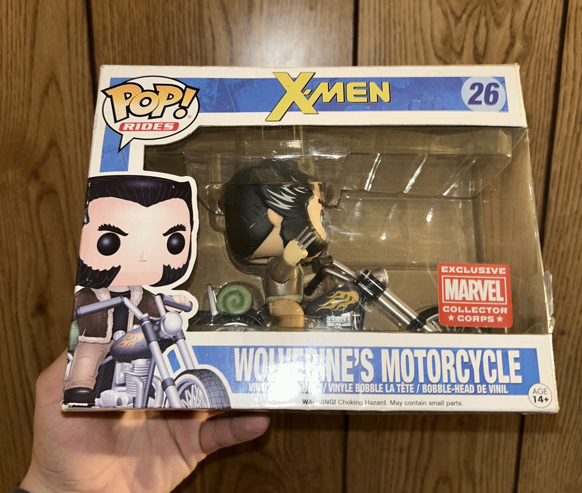 X Men Wolverine Motorcycle Funko Pop