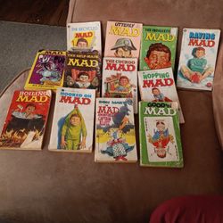 12 MAD Books FROM 70S