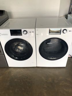 GE  washer and dryer SET 24” wide
