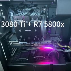 Gaming PC desktop 3080 ti Ryzen 7 5800x