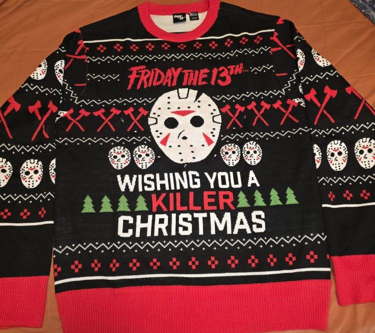 Friday The 13th Ugly Sweater Light Up