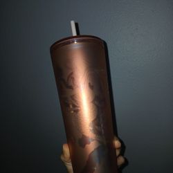 Pink/Rose Gold STARBUCKS TUMBLER