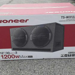 NEW! Dual 12in Amplified Subwoofer System