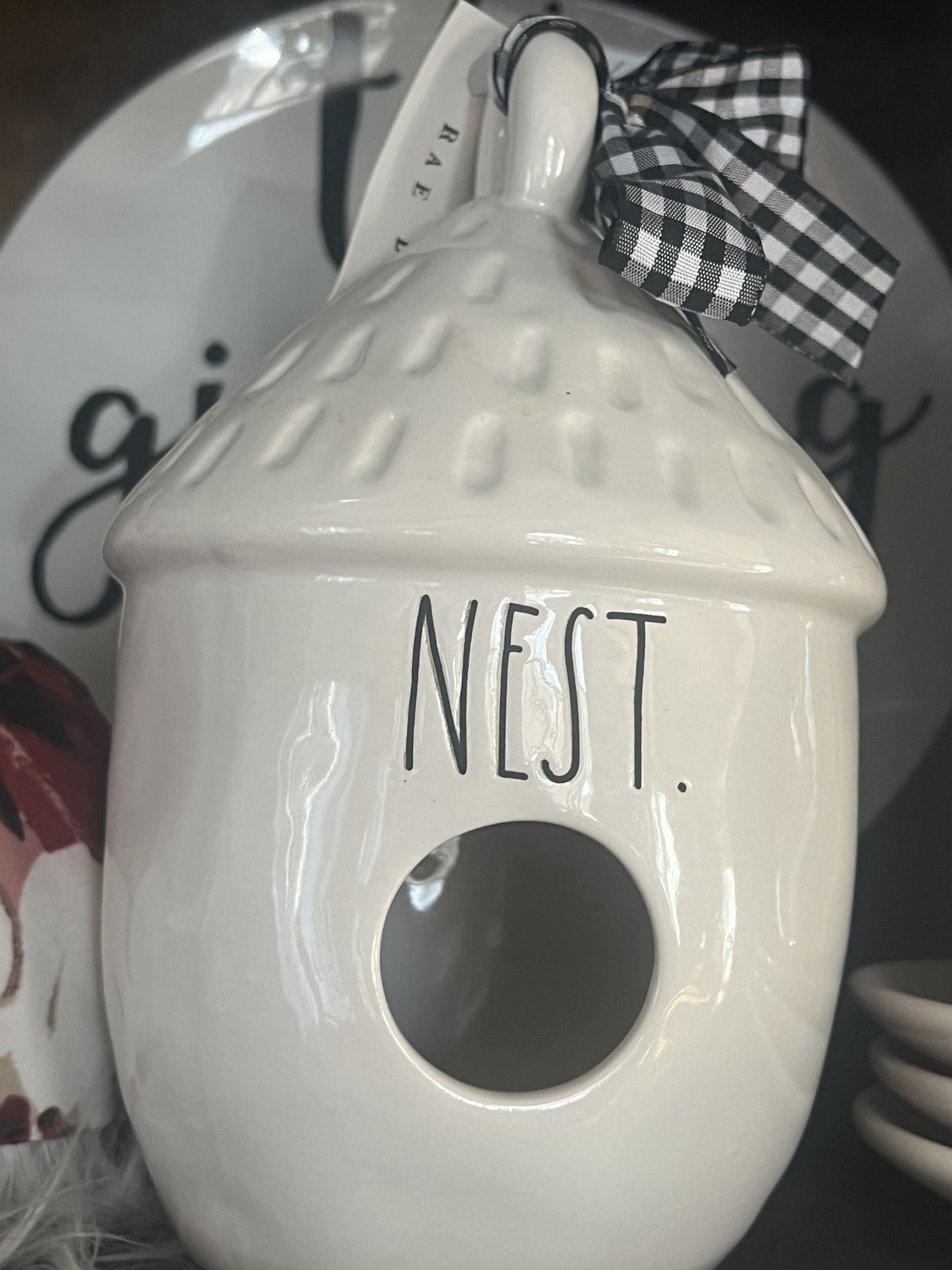 Rae Dunn Nest Birdhouse