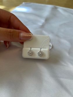 Moissanite earrings