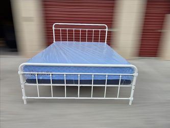 Queen Bedframe With Mattress