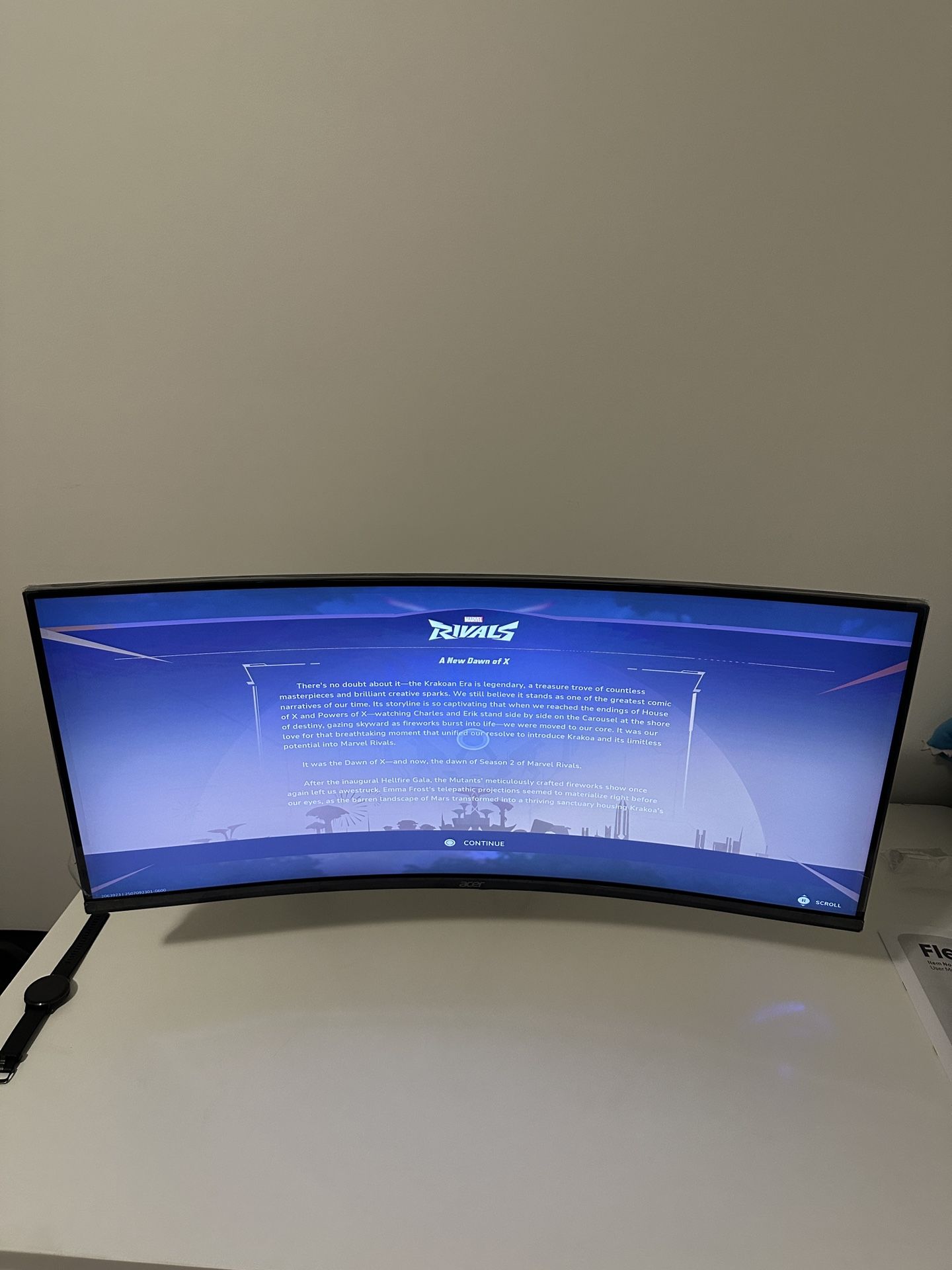 Acer 34in Curved Monitor