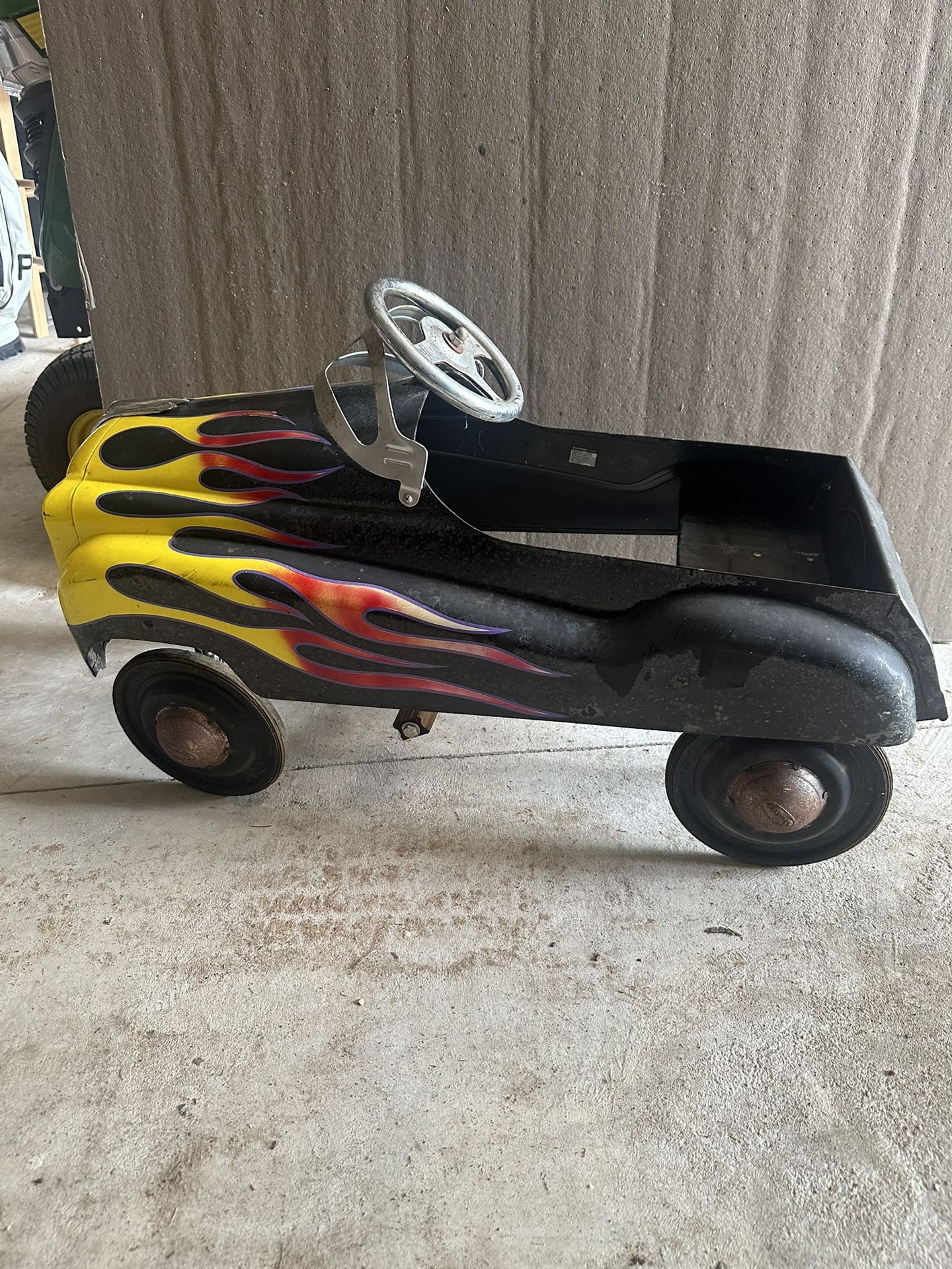 Vintage Metal Pedal Car