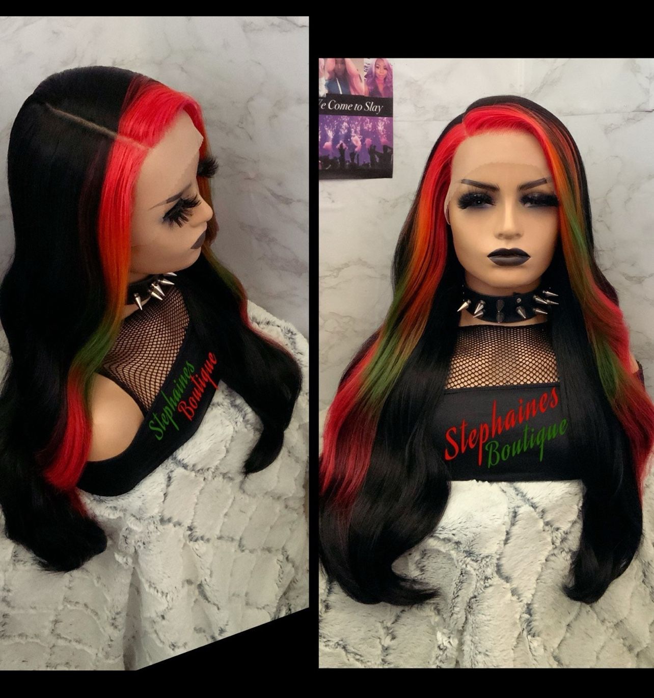 Human Hair Blended Lace Front Wig