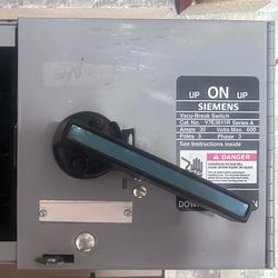 Siemens Dual Disconnect 30amp 600v