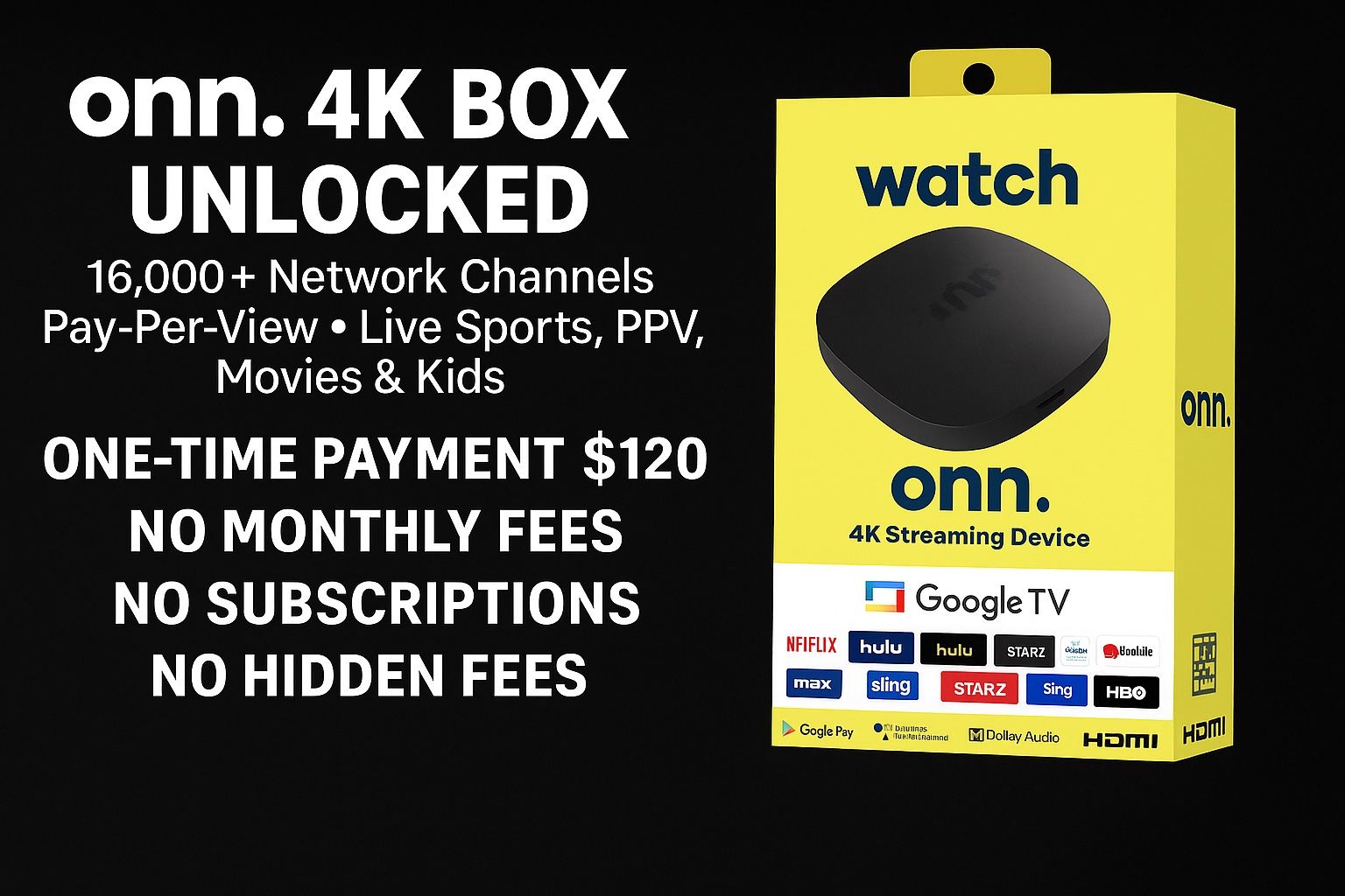 All-in-One Entertainment Box 💥 Plug & Play!