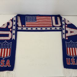 USA Football Soccer Scarf