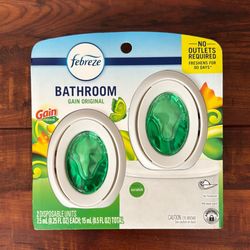 Febreze BATHROOM Air Freshener: Gain Original Scent (2 Disposable Units)