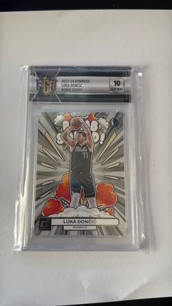 2023-24 Donruss Bomb Squad Luka Doncic Dallas Mavericks Gem 10