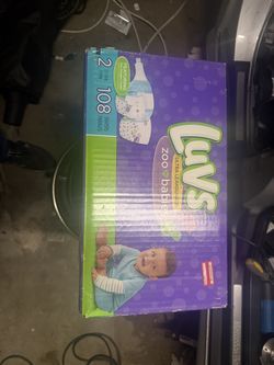 Luvs Diapers Size 2 Box Of 108 New Unopened