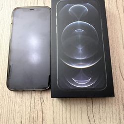iPhone 12 Pro 128GB Unlocked – Graphite – Near Mint + MagSafe Charger – $250