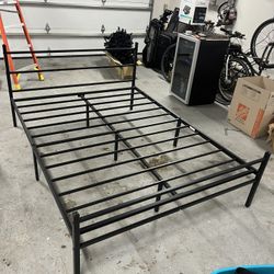 Queen Size Metal Bed Frame