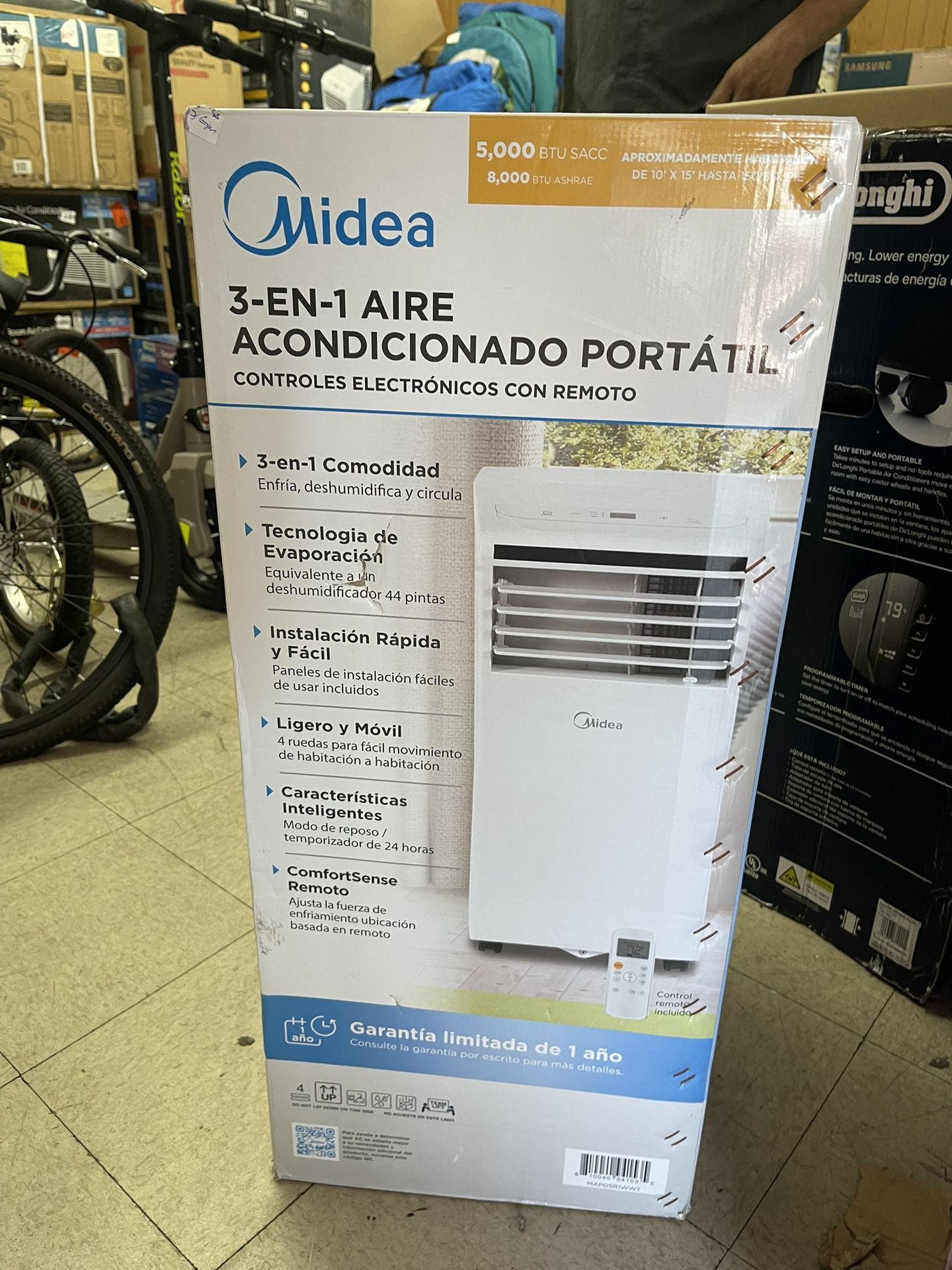 Aire Acondicionado Midea 5000btu 3 In 1