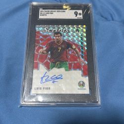 2021 Panini Mosiac Luis Figo Autograph