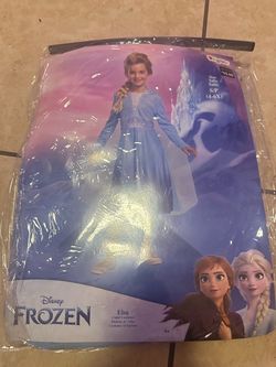 Disney Frozen Elsa Child Costume Size S/P (4-6X)