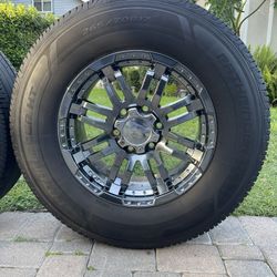 6 Lug Nut Rims/ Rines De 6 birlos (6x5.5) Size: 17”