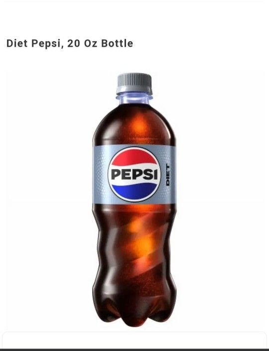 20 Oz. Diet Pepsi 1 Case