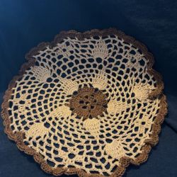 Crochet Doily/ Mantelito Set Of 1