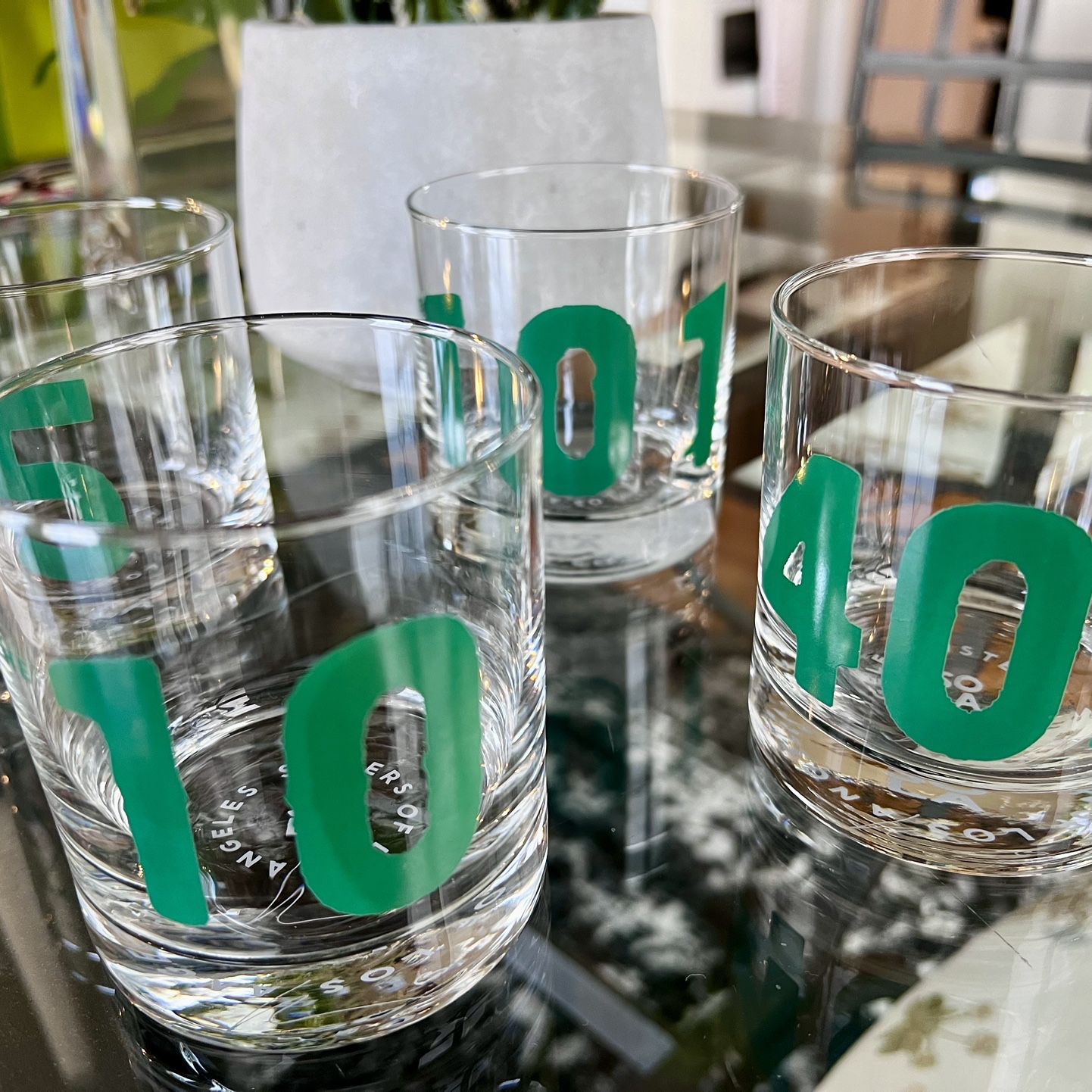 RARE. The Only Available Set of the Original Popular LA FREEWAY GLASSES See  Details! 