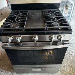 GE Gas Stove 5 Burners 