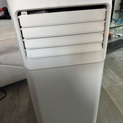 6,000 (DOE) BTU 115-Volt Portable Air Conditioner Cools 250 sq. ft. with Remote in White, Powered by