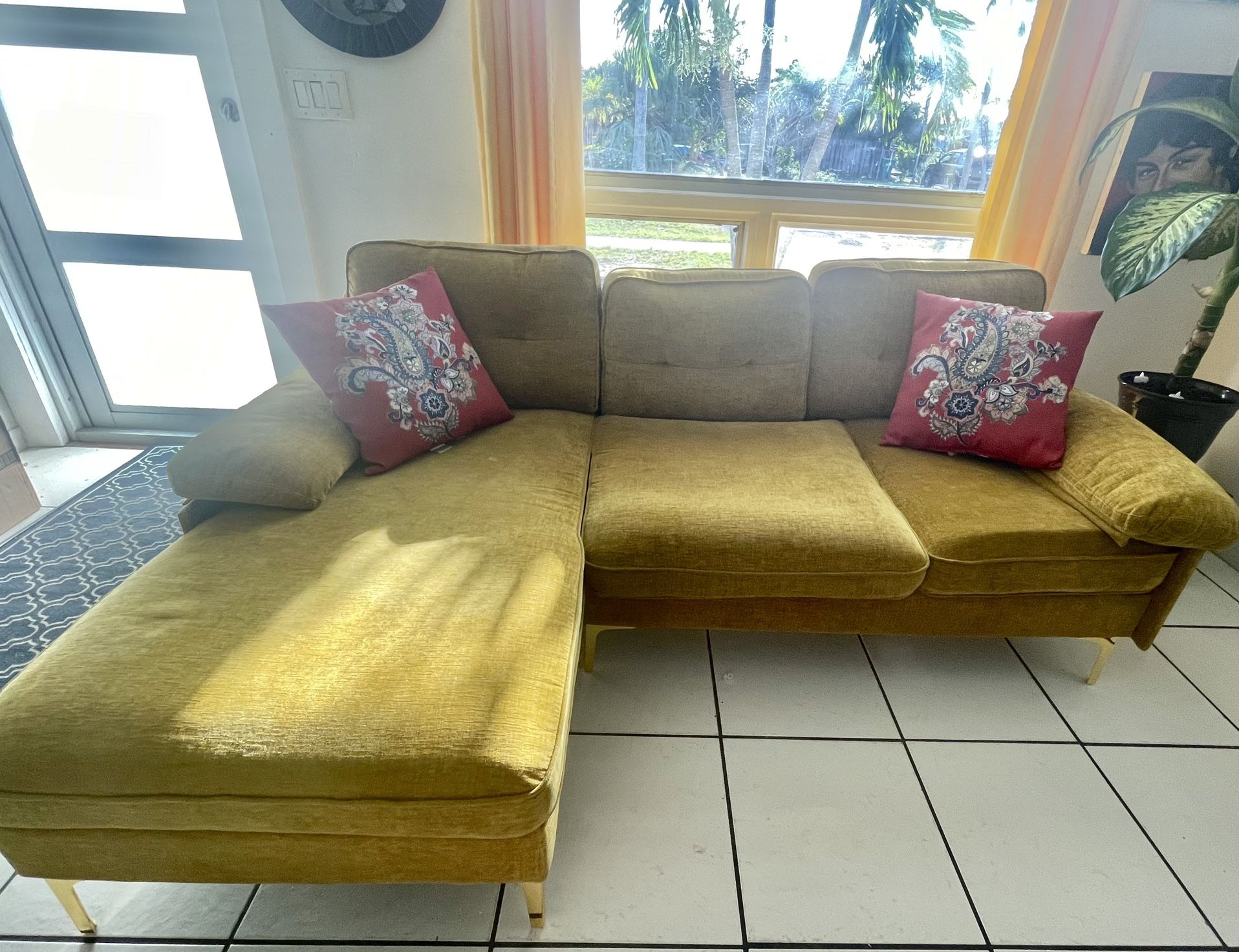 Yellow Couch For Sale 