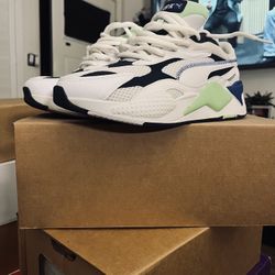 PUMARS-X3 Millenium 'White Peacoat - Size 9.5