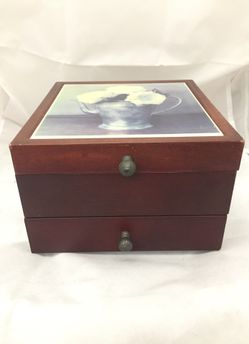 Cristin Atria Art jewelry box with drawer