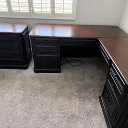 Executive Desk  With Printer Stand/ Negotiable.  