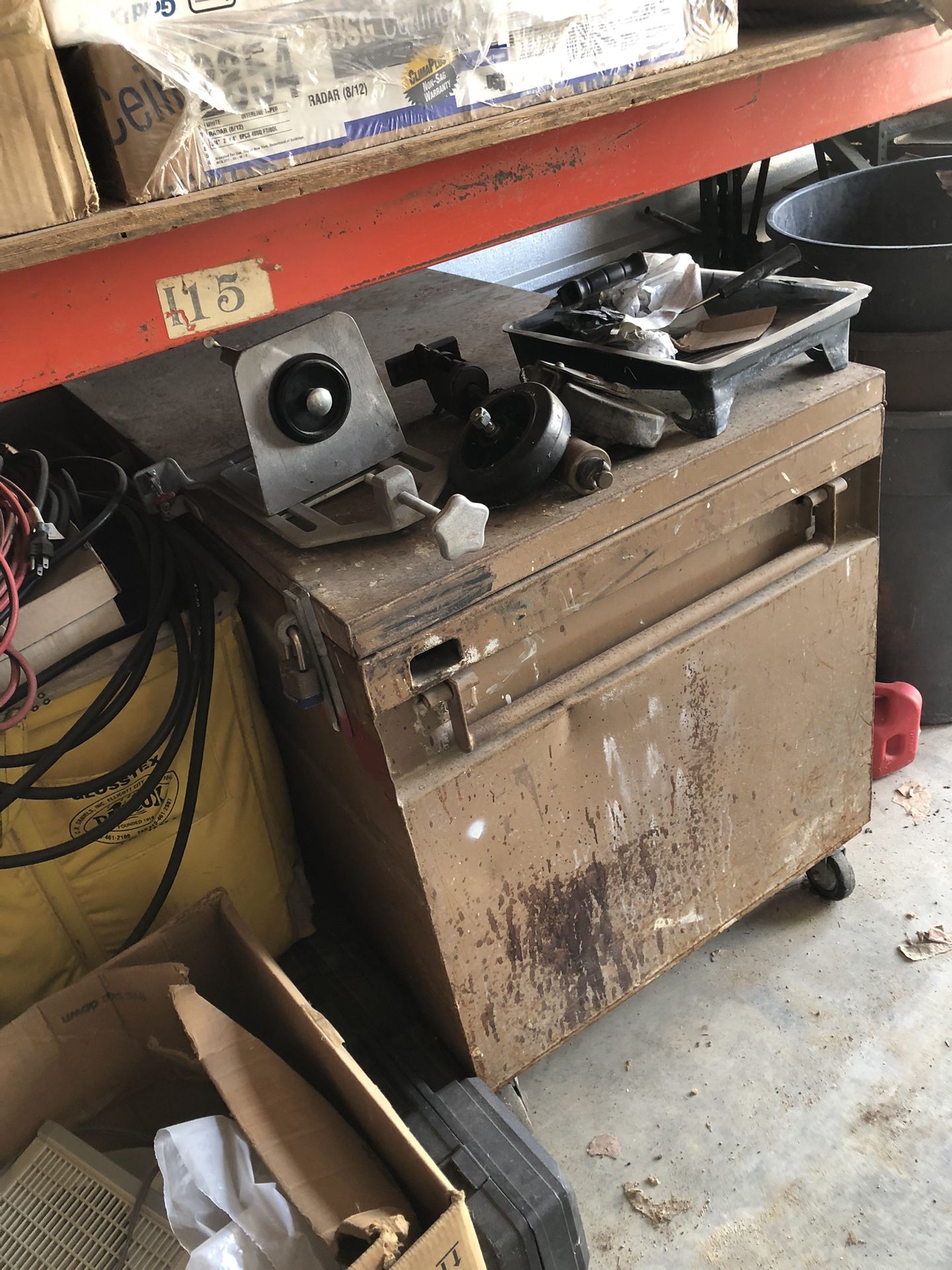 Toolboxes And Ladder