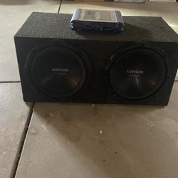 Espikers Kenwood Whit Amplifier I Ask For 350 Dollars