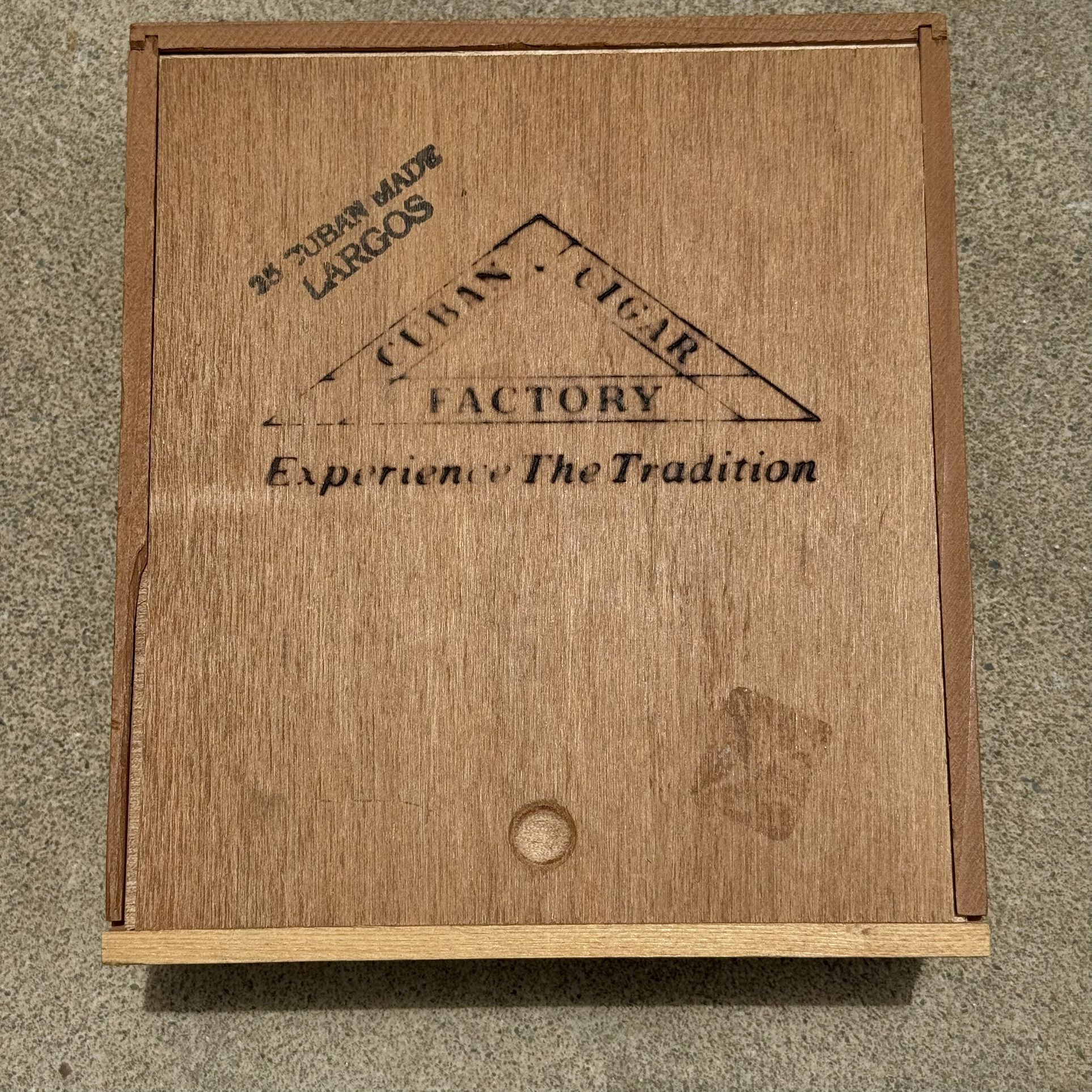 Cigar Wood Box Cuban Made Margo’s