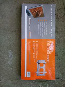 LCD Plasma Wall Mount Universal Flat Mount&  Adjustable Fits 23" To 37" TV's