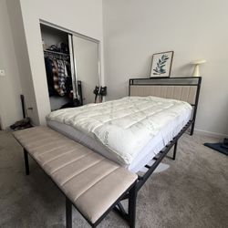 Full Size Bed Frame With Mattress