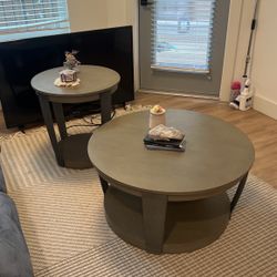 Gray Coffee Table & End table