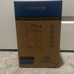 Vianis motion sensor wall sconce