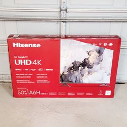 Hisense 50" 4K UHD Smart Google TV [50A6H] - NEW! 🔥