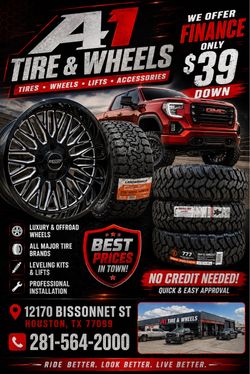 Brand new wheels tires