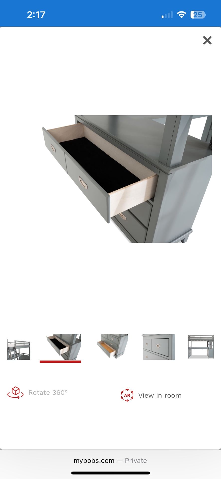 Chadwick Loft Bed Bob’s Furniture